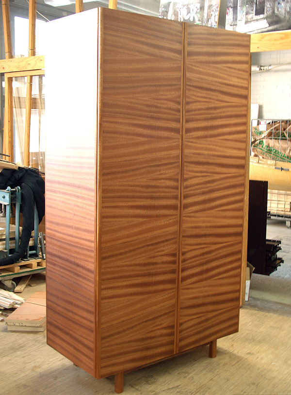 Sapele mahogany cabinet