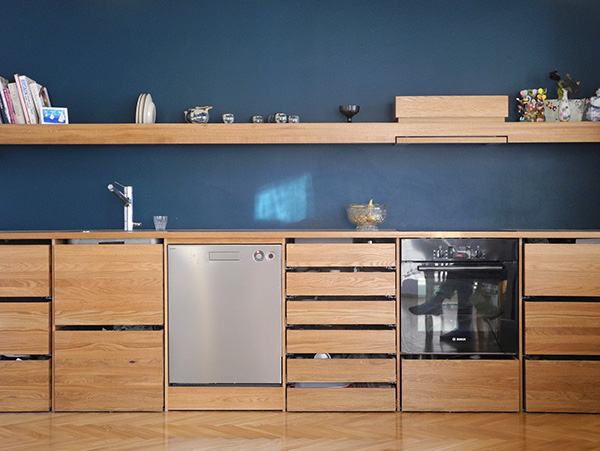 Solid oak kitchen